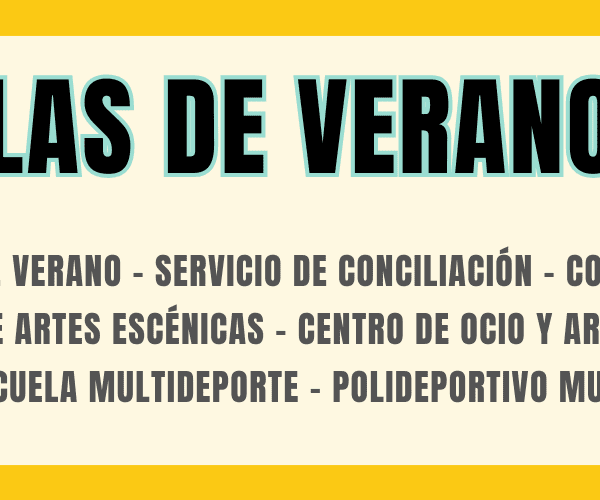 Listados de admitidos escuelas de verano 2025