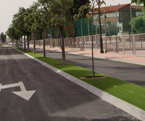 El Ayuntamiento mejora la accesibilidad y seguridad vial de la Avenida El Taibilla