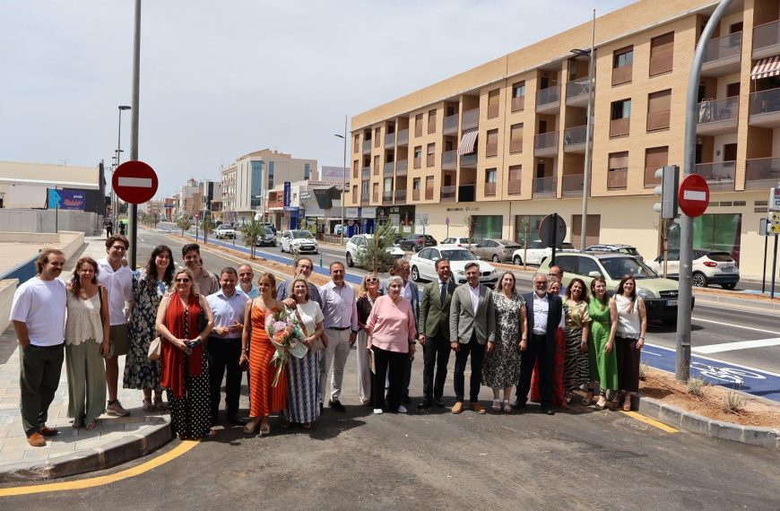 San Pedro del Pinatar culmina la regeneración urbana de la avenida Doctor Artero Guirao 