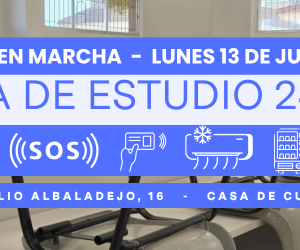 Puesta en marcha del Aula de Estudio 24 horas