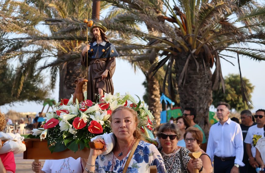 La festividad de San Roque cierra el programa de actividades de las fiestas de El Mojón 