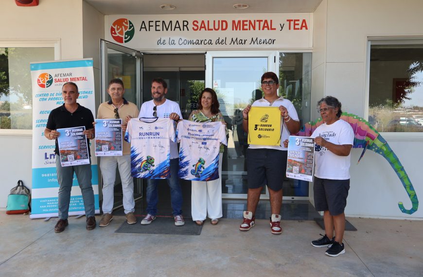 AFEMAR presenta la tercera RunRún Solidaria, que se celebrará el 19 de septiembre en San Pedro del Pinatar  