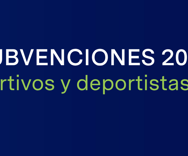 Subvenciones deportivas 2026