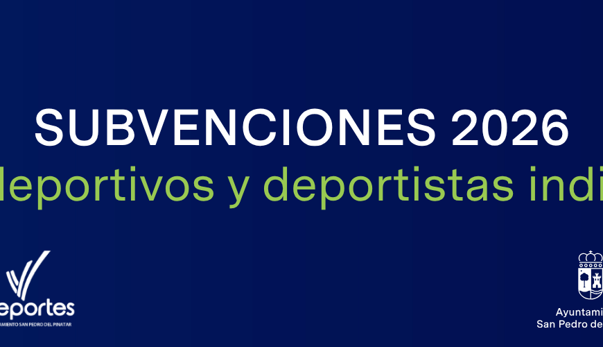 Subvenciones deportivas 2026