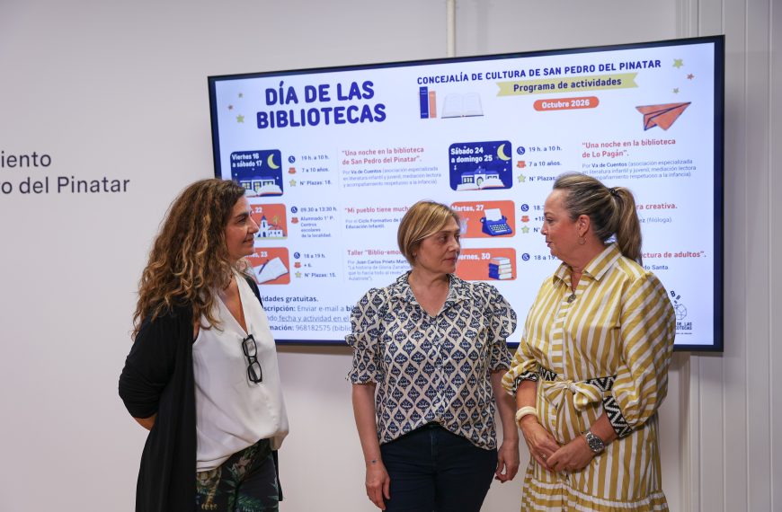 San Pedro del Pinatar celebra el Día de las Bibliotecas para fomentar la lectura entre todas las edades